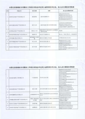 長春27家房地產開發企業被列入誠信黑名單，行業監管趨嚴